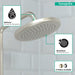 hansgrohe Croma Showerhead 220 1-Jet, 2.5 GPM, brushed nickel - view 3