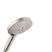 hansgrohe Raindance Select S Handshower 120 3-Jet, 2.5 GPM, brushed nickel