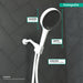 hansgrohe Rainfinity Handshower 130 3-Jet, 2.5 GPM, matte white - view 4