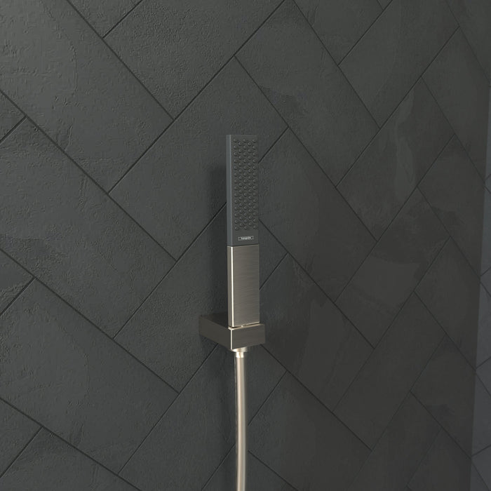 hansgrohe Rainfinity Baton Handshower 100 1-Jet, 1.75 GPM, brushed nickel - view 2