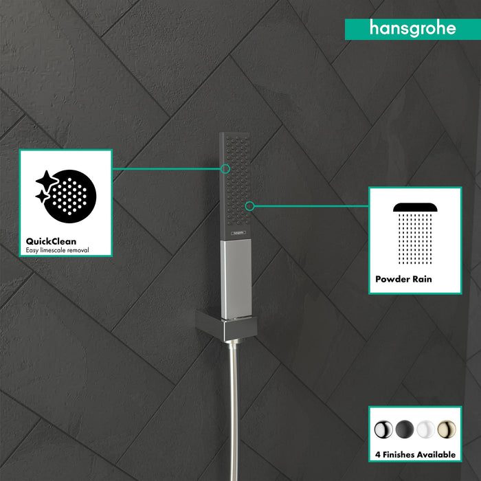 hansgrohe Rainfinity Baton Handshower 100 1-Jet, 1.75 GPM, chrome - view 3