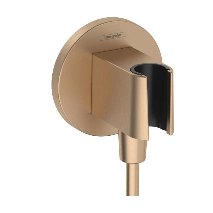 hansgrohe FixFit S Wall Outlet with Handshower Holder