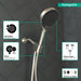 hansgrohe Rainfinity Handshower Set 130 3-Jet, 1.75 GPM, brushed nickel - view 3