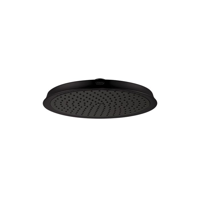 hansgrohe Raindance Classic Showerhead 240 1-Jet PowderRain, 1.75 GPM, matte black