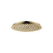 hansgrohe Raindance Classic Showerhead 240 1-Jet PowderRain, 2.5 GPM, brushed bronze