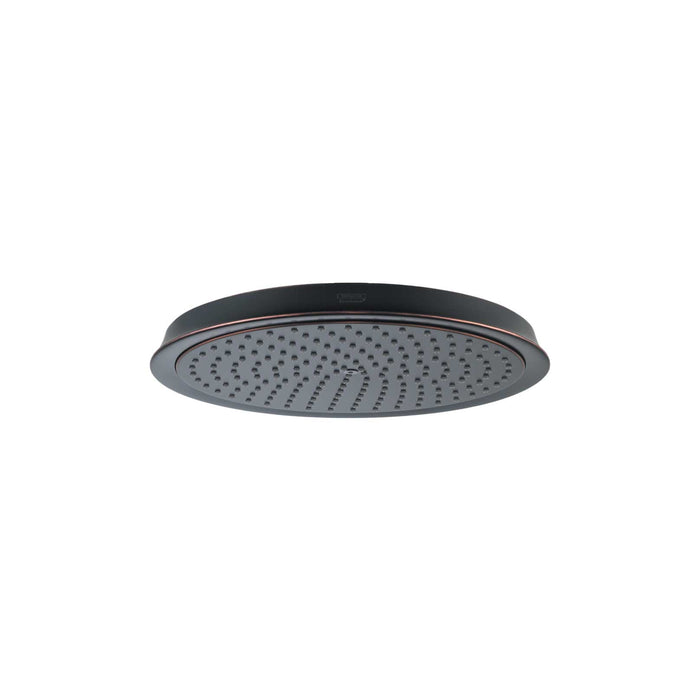 hansgrohe Raindance Classic Showerhead 240 1-Jet PowderRain, 2.5 GPM, rubbed bronze
