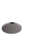 hansgrohe Raindance S Showerhead 180 1-Jet PowderRain, 2.5 GPM, brushed black chrome