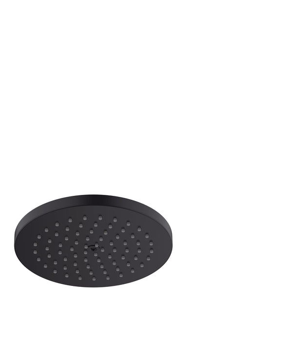 hansgrohe Raindance S Showerhead 180 1-Jet PowderRain, 2.5 GPM, matte black