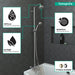 hansgrohe Croma Showerpipe 150 1-Jet with Tub Filler, 2.0 GPM, chrome - view 3
