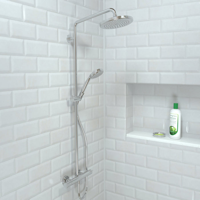 hansgrohe Croma Showerpipe 220 1-Jet, 2.5 GPM, chrome - view 2
