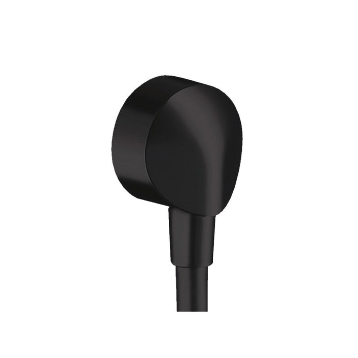 hansgrohe FixFit Wall Outlet with Check Valves, matte black