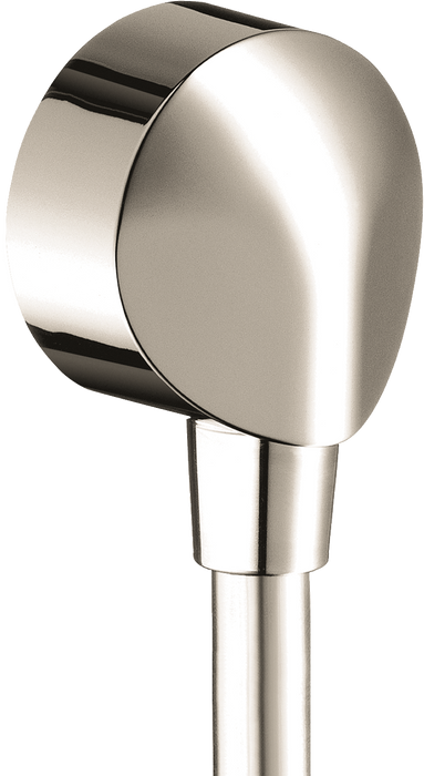 hansgrohe FixFit Wall Outlet with Check Valves, polished nickel