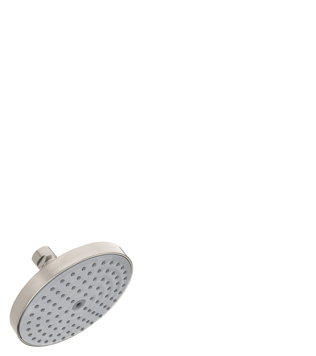 hansgrohe Raindance S Showerhead 150 1-Jet, 2.5 GPM, brushed nickel