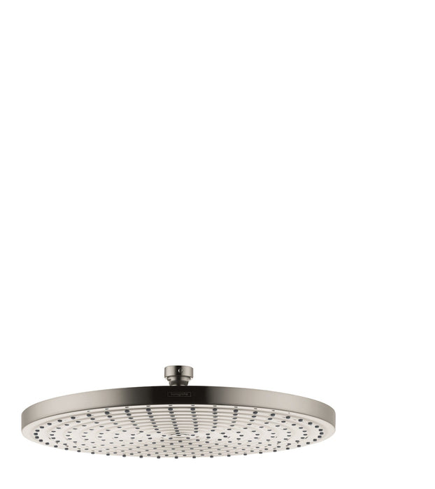 hansgrohe Raindance S Showerhead 300 1-Jet, 2.5 GPM, brushed nickel