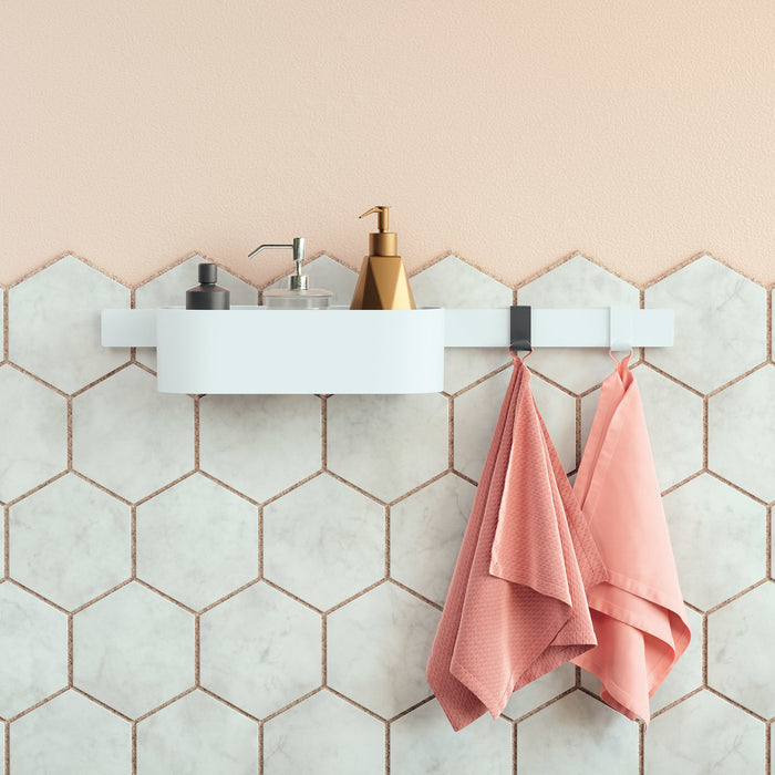 hansgrohe WallStoris Towel Hook- Wide, matte white - view 5
