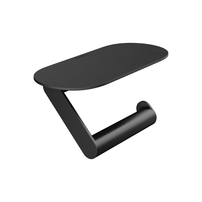 hansgrohe WallStoris Toilet Paper Holer with Shelf, matte black