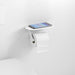 hansgrohe WallStoris Toilet Paper Holer with Shelf, matte white - view 2