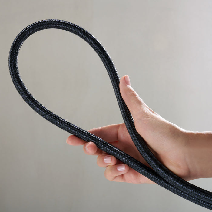 hansgrohe DesignFlex Textile Handshower Hose, 80", brushed black chrome - view 3