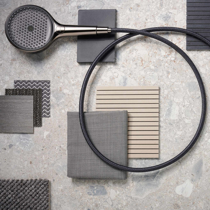 hansgrohe DesignFlex Textile Handshower Hose, 63", brushed black chrome - view 6