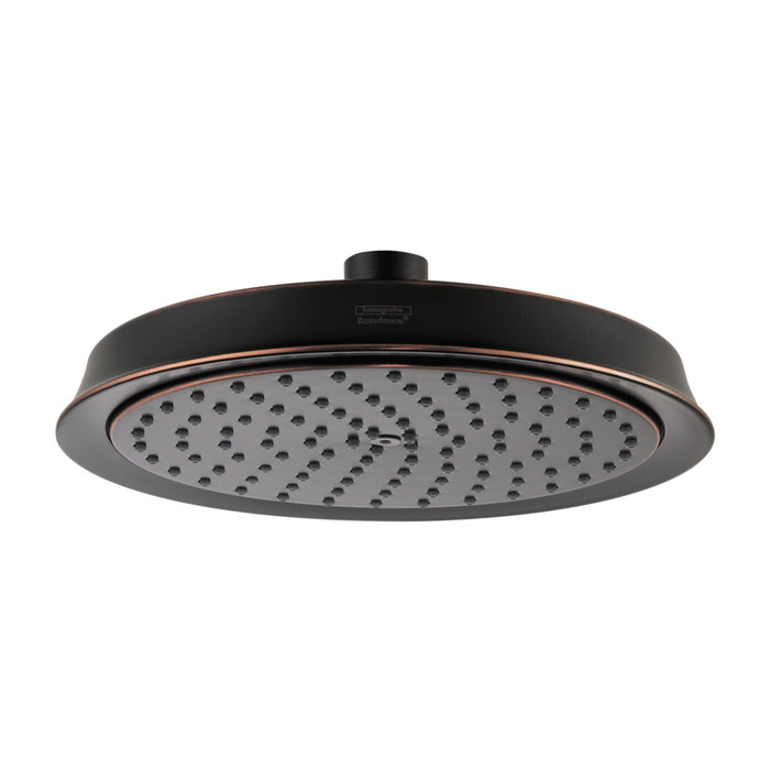 hansgrohe Raindance Classic Showerhead 180 1-Jet, 2.5 GPM, rubbed bronze