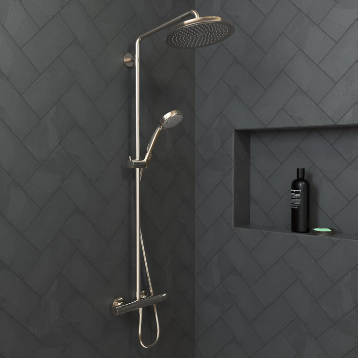 hansgrohe Raindance Classic Showerhead 240 1-Jet, 2.5 GPM, polished nickel - view 2