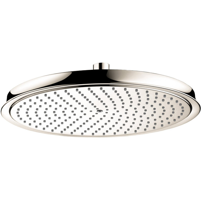 hansgrohe Raindance Classic Showerhead 300 1-Jet, 2.5 GPM, polished nickel