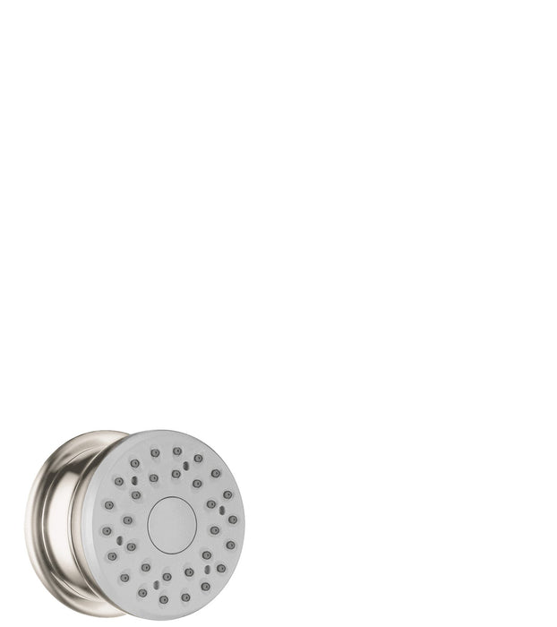 hansgrohe Bodyvette Bodyspray with Stop, brushed nickel