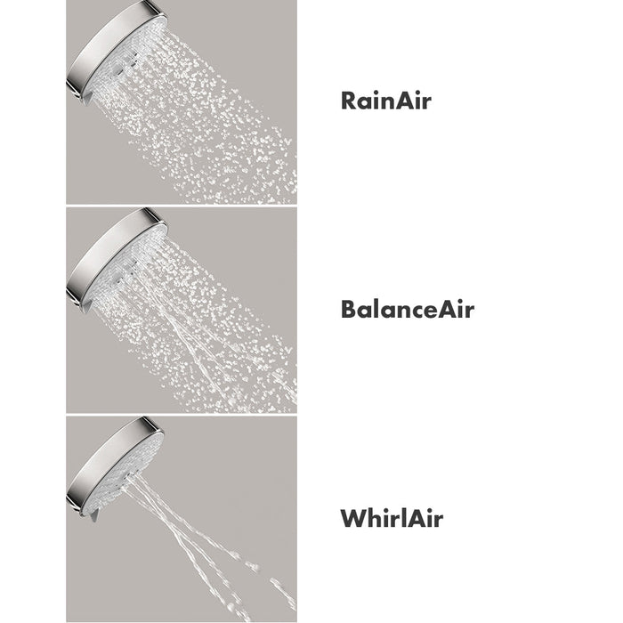 hansgrohe Raindance S Handshower 150 3-Jet, 2.5 GPM, brushed nickel - view 3