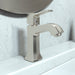 hansgrohe Metris C Single-Hole Faucet 100 with Pop-Up Drain, 1.2 GPM, brushed nickel - view 2