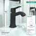 hansgrohe Metris C Single-Hole Faucet 100 with Pop-Up Drain, 1.2 GPM, rubbed bronze - view 4