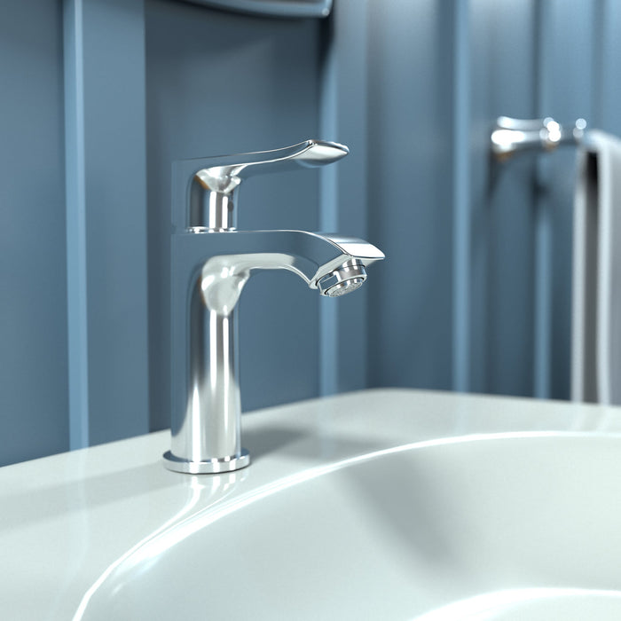 hansgrohe Metris Single-Hole Faucet 110 with Pop-Up Drain, 1.2 GPM, chrome - view 2