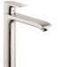 hansgrohe Metris Single-Hole Faucet 260 with Pop-Up Drain, 1.2 GPM, brushed nickel