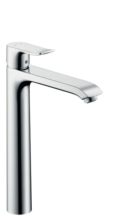 hansgrohe Metris Single-Hole Faucet 260 with Pop-Up Drain, 1.2 GPM, chrome