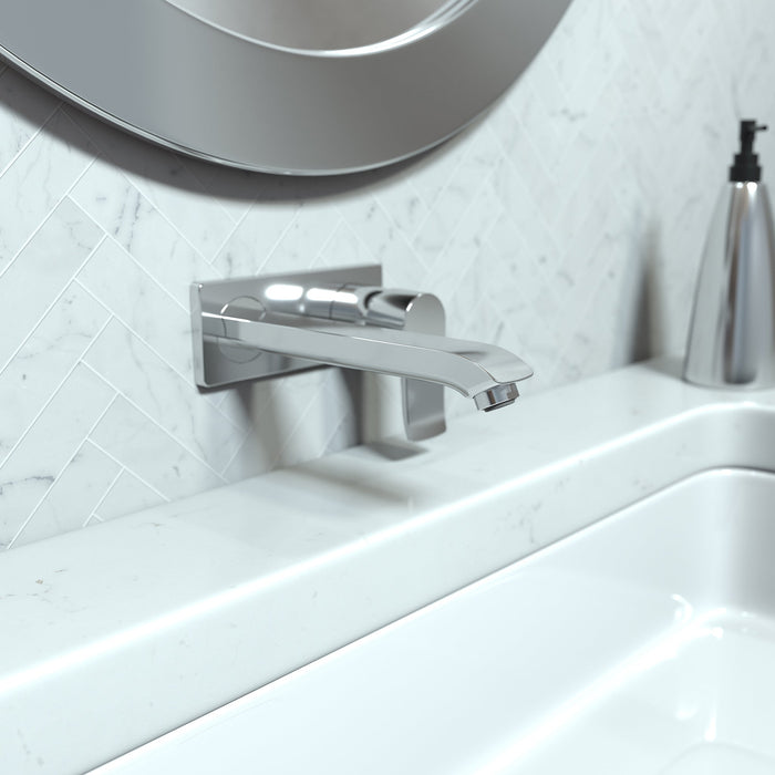 hansgrohe Metris Wall-Mounted Single-Handle Faucet Trim, 1.2 GPM, chrome - view 2