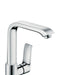 hansgrohe Metris Single-Hole Faucet 230 with Swivel Spout and Pop-Up Drain, 1.2 GPM, chrome