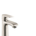 hansgrohe Metris Single-Hole Faucet 110 with Pop-Up Drain, 0.5 GPM, brushed nickel