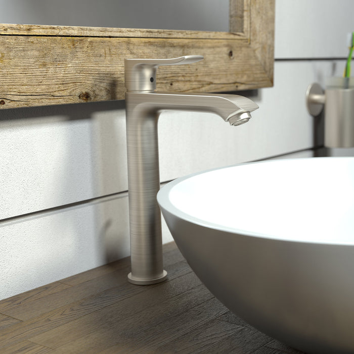 hansgrohe Metris Single-Hole Faucet 200 with Pop-Up Drain, 1.2 GPM, brushed nickel - view 2