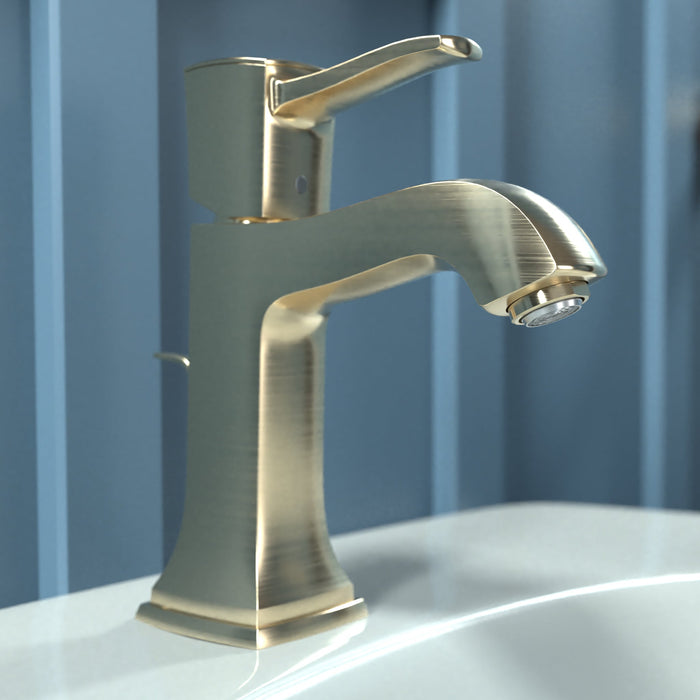 hansgrohe Metropol Classic Single-Hole Faucet 110 with Pop-Up Drain, 1.2 GPM, brushed bronze - view 2