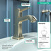 hansgrohe Metropol Classic Single-Hole Faucet 110 with Pop-Up Drain, 1.2 GPM, brushed bronze - view 4