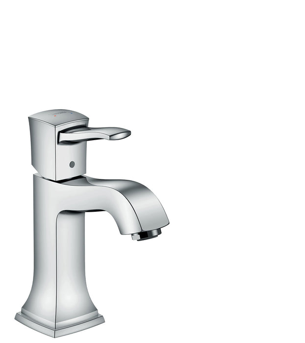 hansgrohe Metropol Classic Single-Hole Faucet 110 with Pop-Up Drain, 1.2 GPM, chrome
