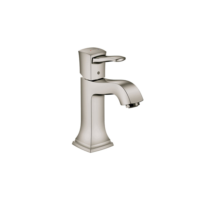 hansgrohe Metropol Classic Single-Hole Faucet 110 with Pop-Up Drain, 1.2 GPM, polished nickel