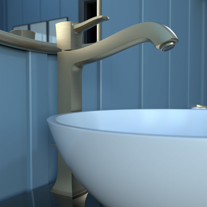 hansgrohe Metropol Classic Single-Hole Faucet 260 with Pop-Up Drain, 1.2 GPM, brushed bronze - view 2