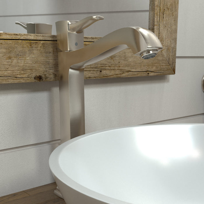 hansgrohe Metropol Classic Single-Hole Faucet 260 with Pop-Up Drain, 1.2 GPM, brushed nickel - view 2
