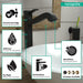 hansgrohe Metropol Classic Single-Hole Faucet 260 with Pop-Up Drain, 1.2 GPM, matte black - view 4