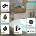 hansgrohe Metropol Classic Single-Hole Faucet 260 with Pop-Up Drain, 1.2 GPM, polished nickel - view 3