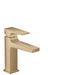 hansgrohe Metropol Single-Hole Faucet 110 with Lever Handle and Pop-Up Drain, 1.2 GPM, brushed bronze