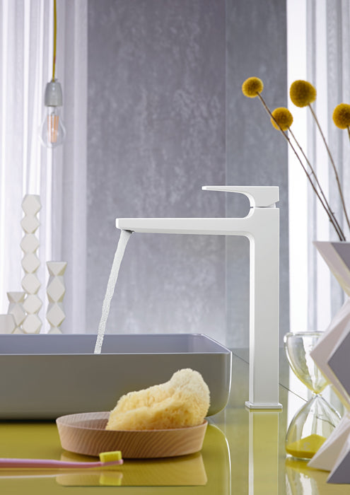 hansgrohe Metropol Single-Hole Faucet 260 with Lever Handle, 1.2 GPM, matte white - view 2