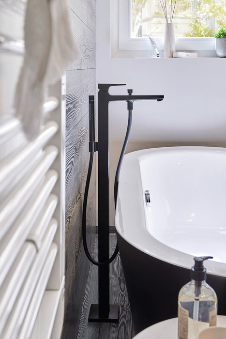 hansgrohe Metropol Freestanding Tub Filler Trim with Lever Handle and 1.75 GPM Handshower