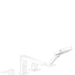 hansgrohe Metropol 4-Hole Roman Tub Set Trim with Lever Handles and 1.75 GPM Handshower, matte white