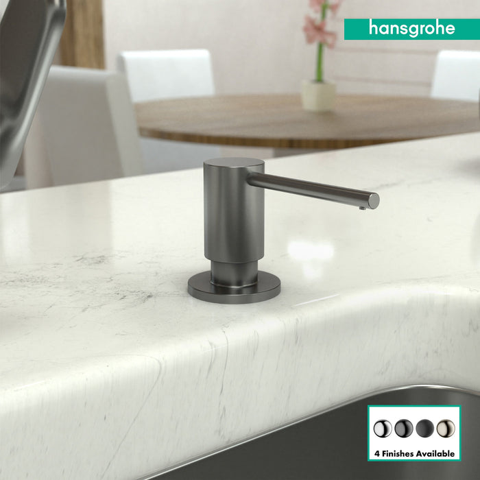 hansgrohe Focus Soap Dispenser, brushed black chrome - view 3